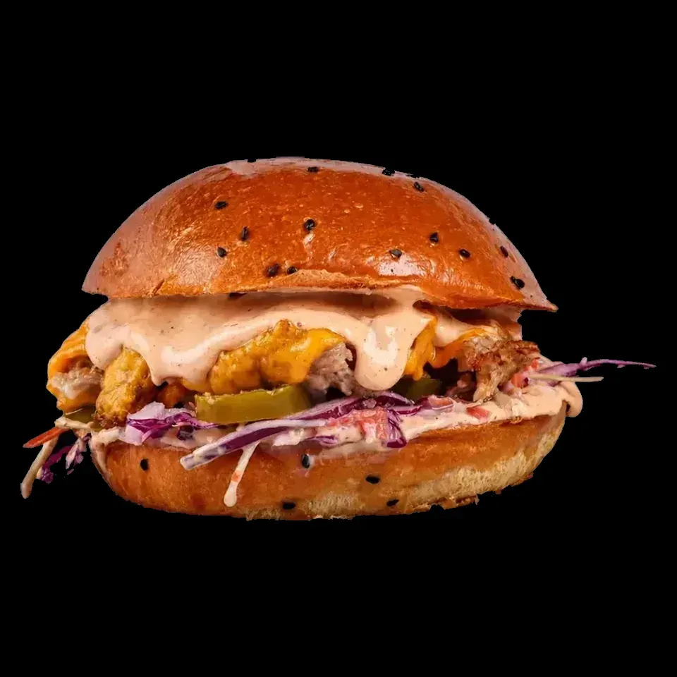 Pulled pork burger